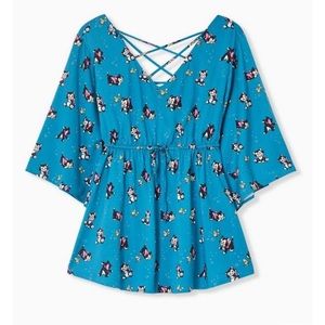 NWOT Torrid Disney Figaro Top